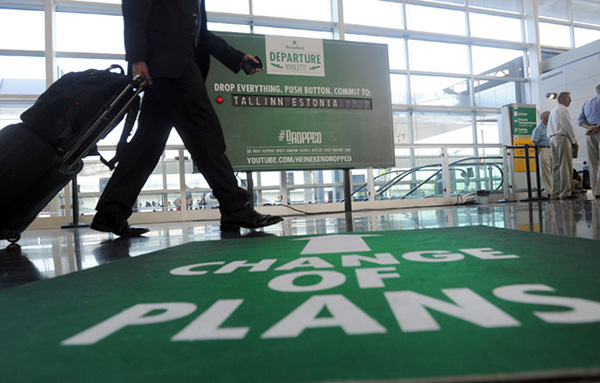 Heineken Departure Roulette at JFK Airport