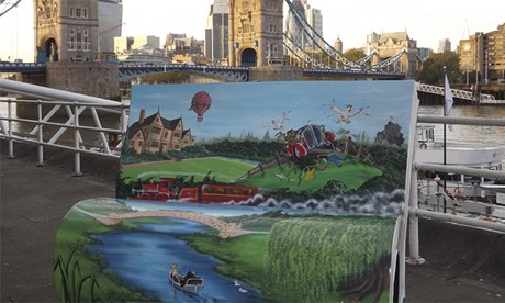 Wind in the Willows bench for NLT